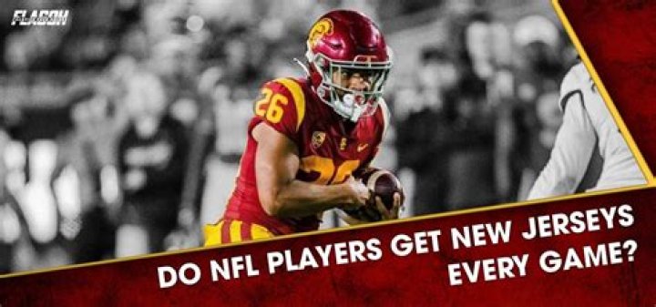 Do Nfl Players Get New Jerseys Every Game? – Celebrity